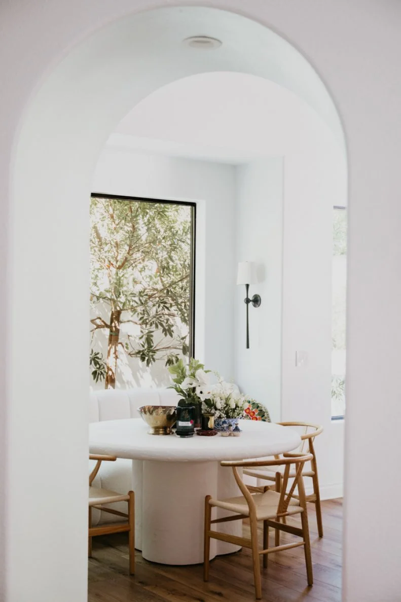 As a longtime HGTV host, Alison Victoria knows about the importance of small details that make a home memorable and magical. Her Las Vegas home leans into special architectural features like this arched doorway that give her home character.