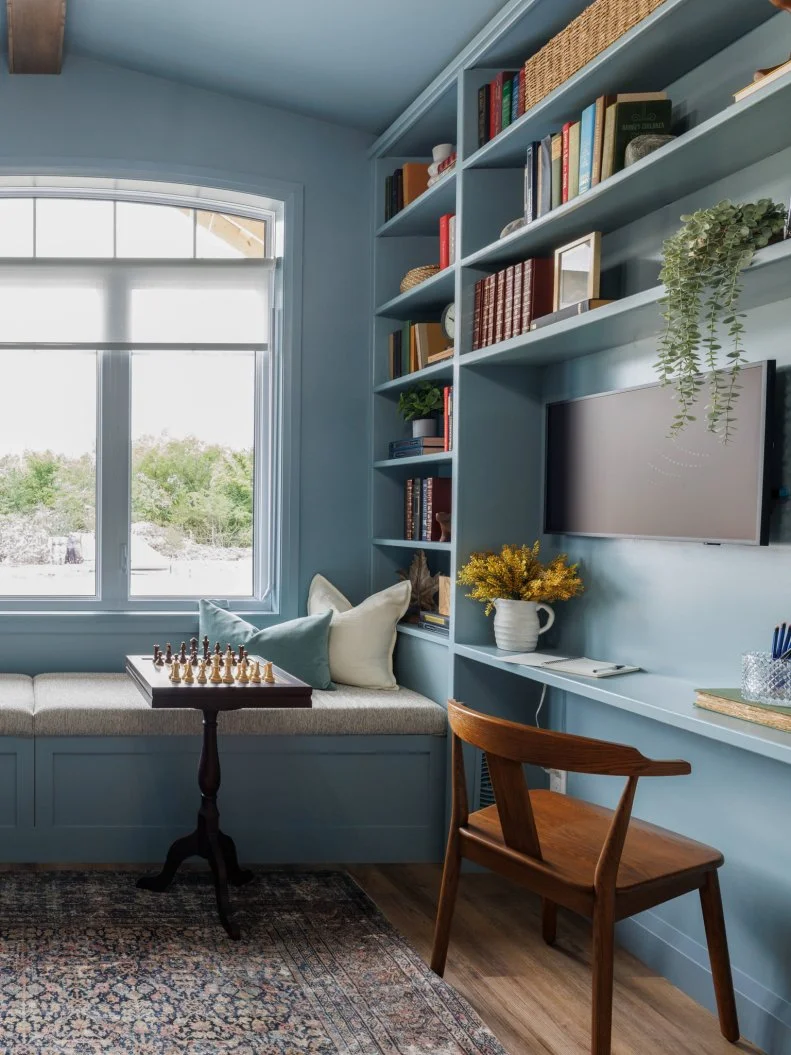 Renovated living space house #2, as seen on Renovation Resort, Season 2.