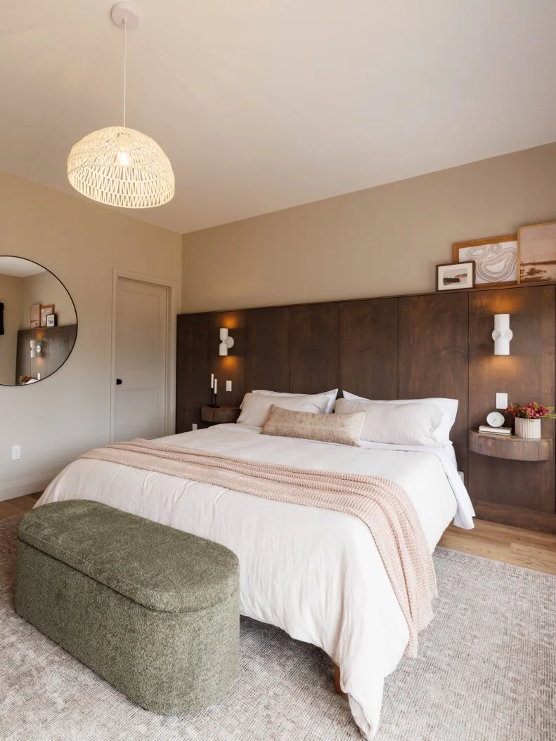 Renovated bedroom in 2nd house, as seen on Renovation Resort, Season 2.