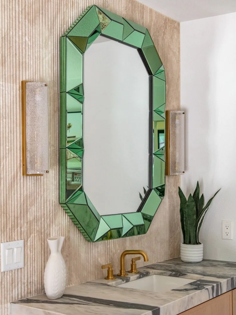 Here is the renovated master bathroom of the Palomino home, as seen on Sin City Rehab, Season 1.