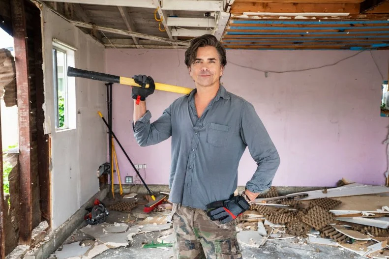 Not afraid to get his hands dirty, iconic TV star John Stamos broke hearts as Black on "General Hospital," was a beloved Uncle Jesse on sitcom favorite "Full House," and these days plays with The Beach Boys. It's a busy schedule but John still has time to turn his best buddy since high school marching band Ken's garage into the coolest musical clubhouse around.