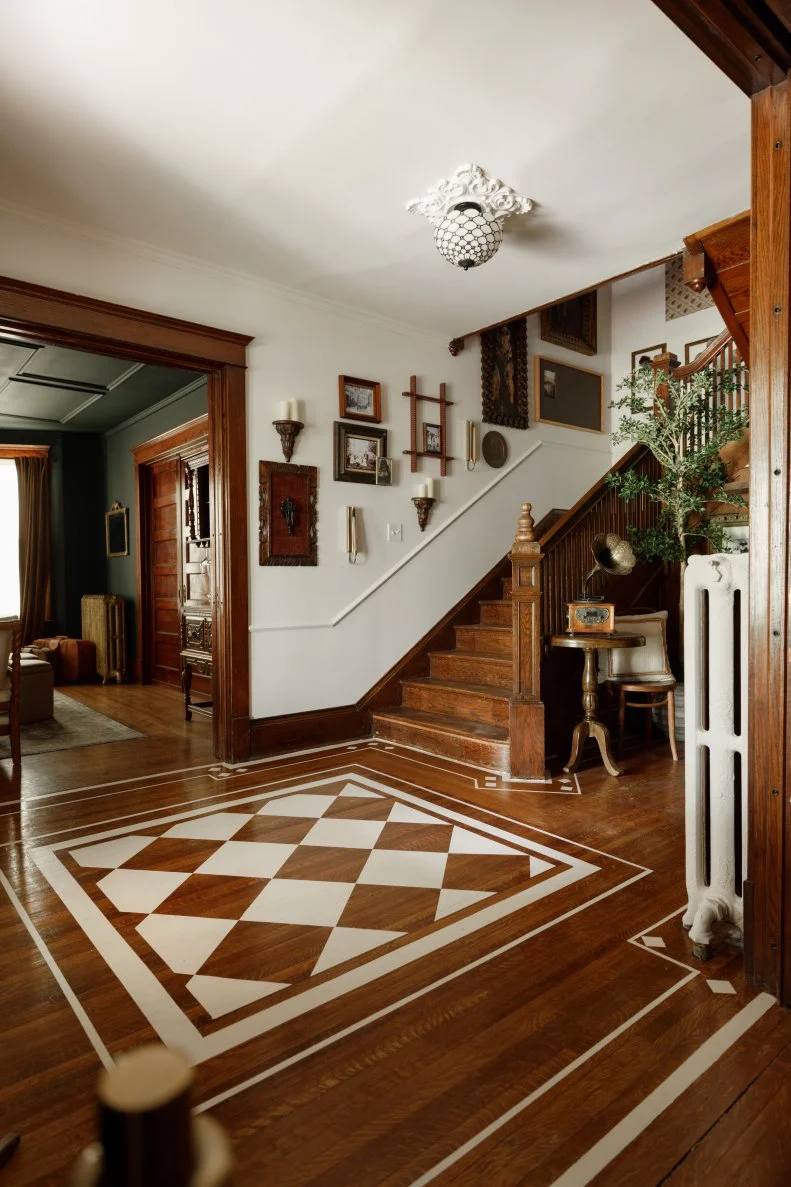 After of the Bihl Manor entry as seen on A Very Haunted Renovation, Season 1.