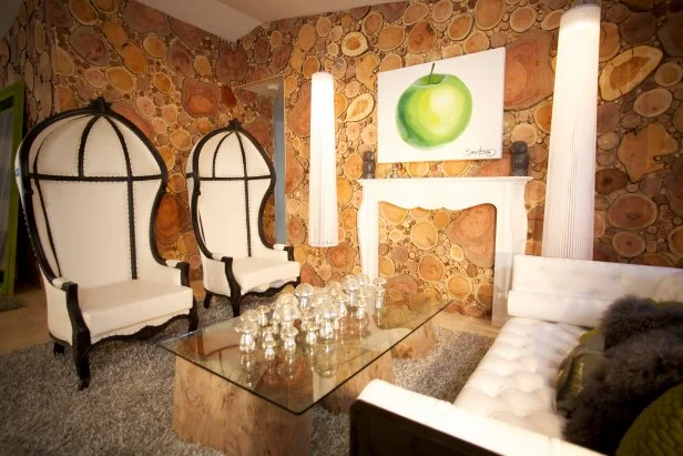 Designer David Bromstad goes Hollywood by making over the first floor of Whitney Kirsling and Robert Perez's house based on The Twilight Saga Breaking Dawn.