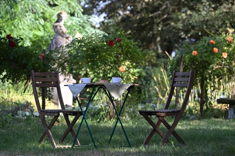 Flower garden, as seen on Ciao House Season 1