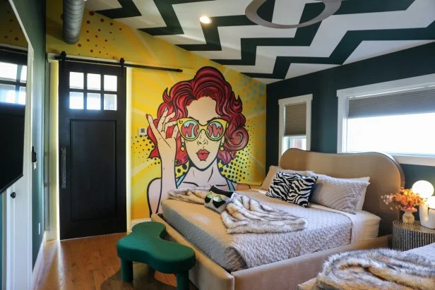Bedroom at the Bachelorette Pad, as seen on Zillow Gone Wild, Season 3.