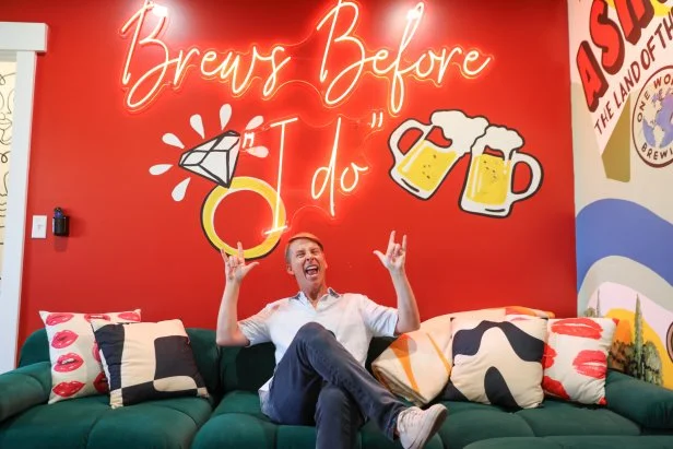 Host Jack McBrayer at the Bachelorette Pad, as seen on Zillow Gone Wild, Season 3.