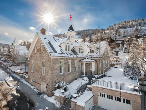 Discover the Washington School House Hotel just off of Park City's Main Street. Formerly a school house, the limestone building was constructed in the 19th century and is a favorite of designer and HGTV star Jasmine Roth.