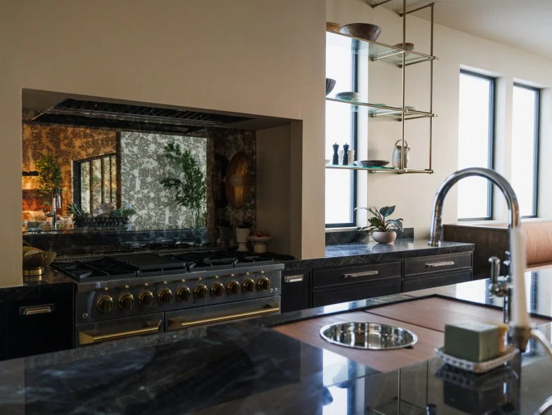 After of Team Kim Wolfe and Chelsea Meissner's kitchen, as seen on Rock the Block, Season 7.
