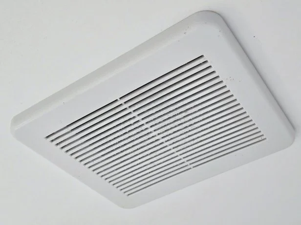 Dusty ventilation fan cover.