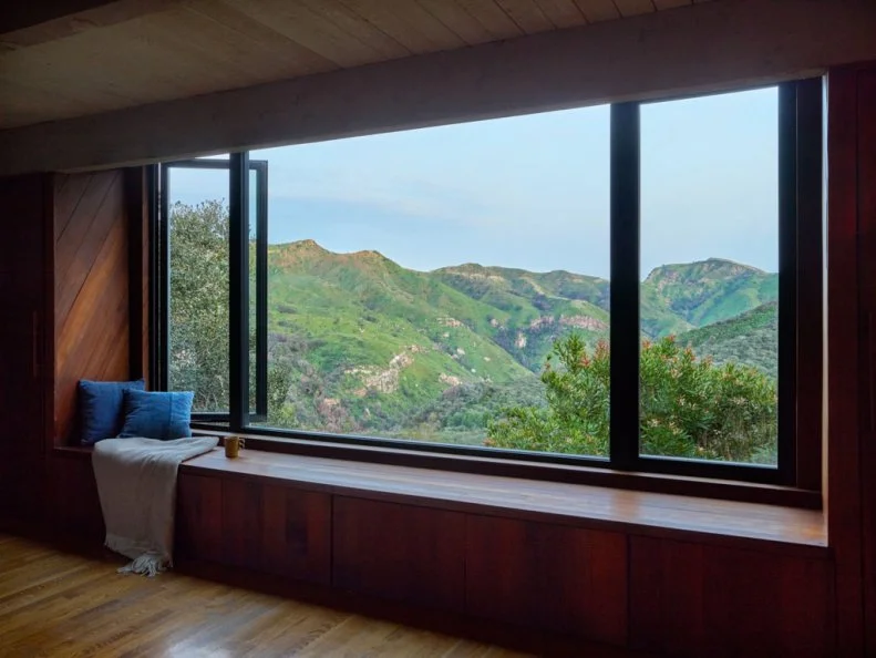 Window Seat With Hill View