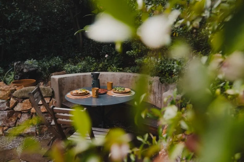 Black Outdoor Dining Table