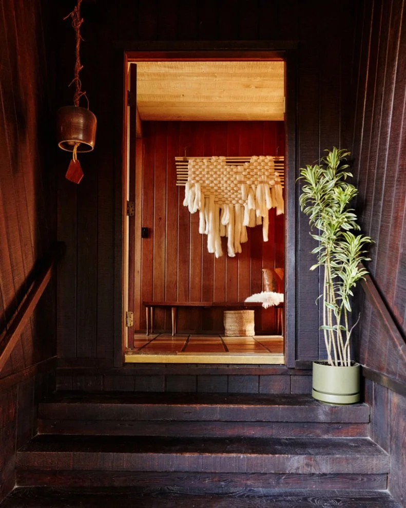 Rustic Entry With Bell