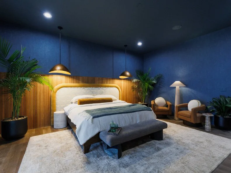 After of Team Taniya Nayak and Drew Lachey's primary bedroom, as seen on Rock the Block, Season 7.