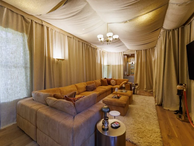 After of Team Kim Wolfe and Chelsea Meissner's Multi-Gen Suite, as seen on Rock the Block, Season 7.