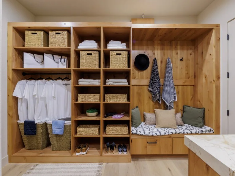 After of Team Scott McGillivray and Brooke Hogan's Laundry Room, as seen on Rock the Block, Season 7.