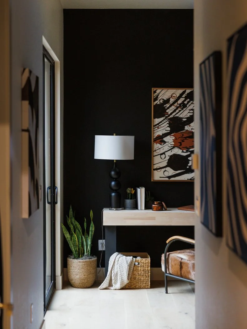 After of Team Scott McGillivray and Brooke Hogan's Office, as seen on Rock the Block, Season 7.