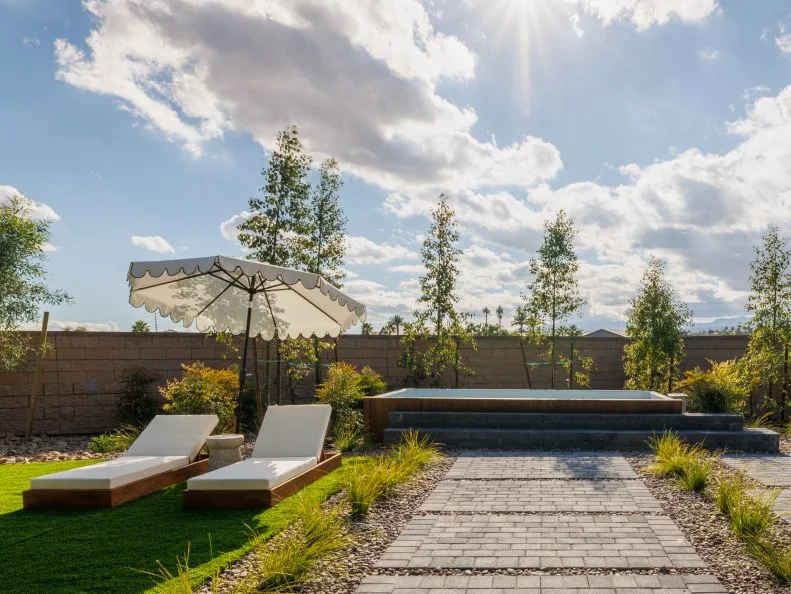 After of Team Taniya Nayak and Drew Lachey's Backyard, as seen on Rock the Block, Season 7.
