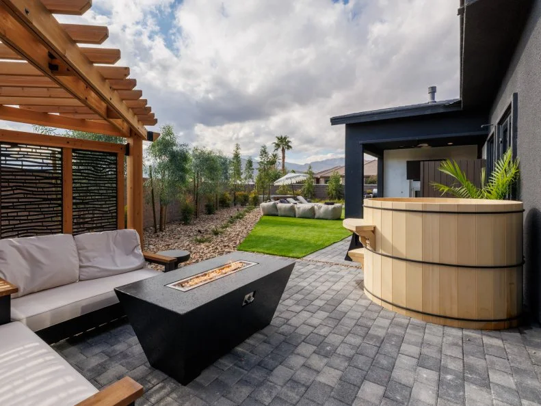 After of Team Taniya Nayak and Drew Lachey's Backyard, as seen on Rock the Block, Season 7.