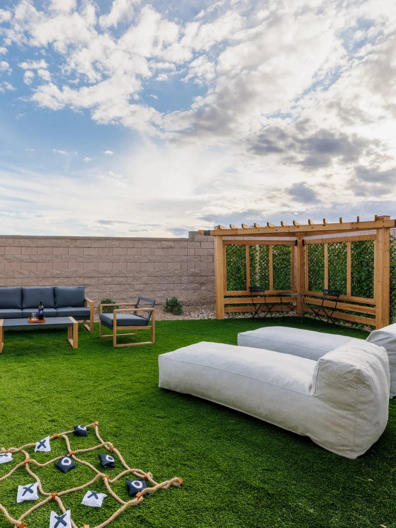 After of Team Mina Starsiak Hawk and Vernon Davis' Backyard, as seen on Rock the Block, Season 7.