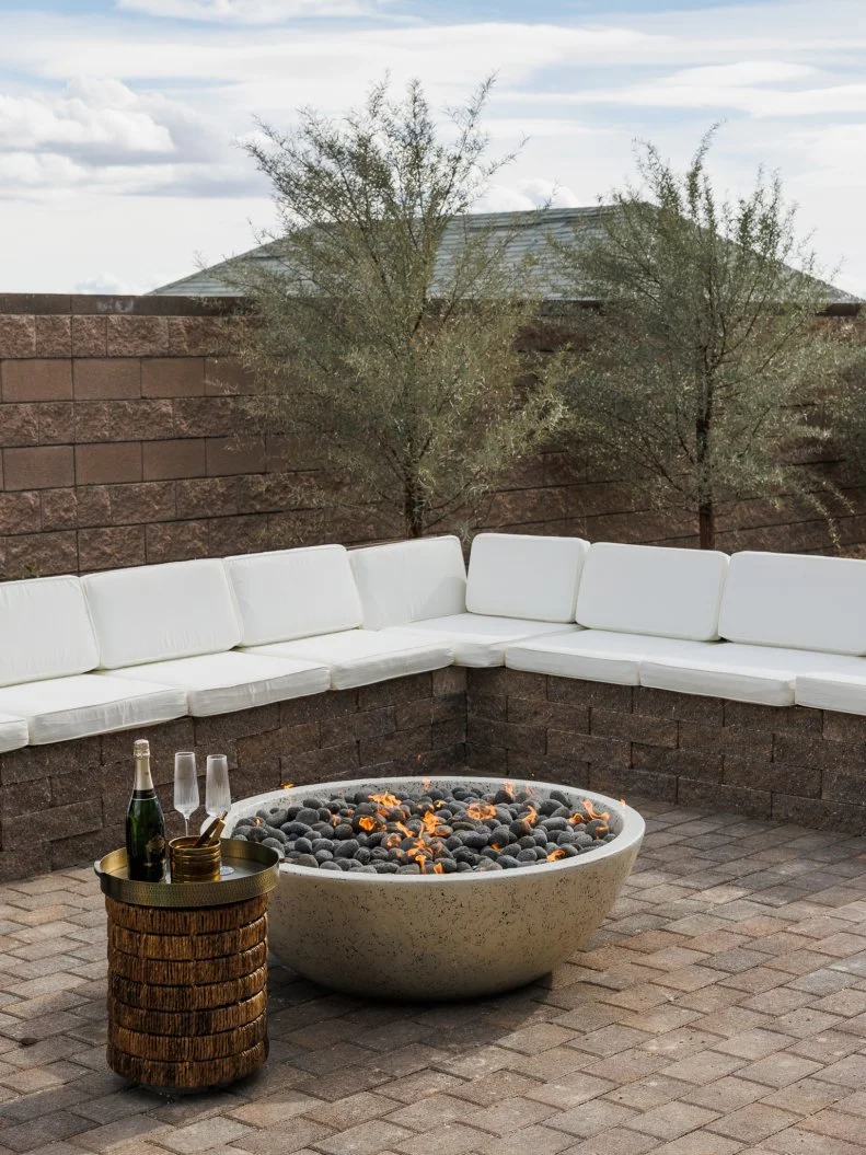 After of Team Team Kim Wolfe and Chelsea Meissner's Backyard, as seen on Rock the Block, Season 7.