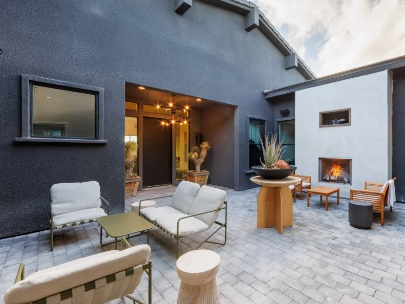 After of Team Taniya Nayak and Drew Lachey's Courtyard, as seen on Rock the Block, Season 7.