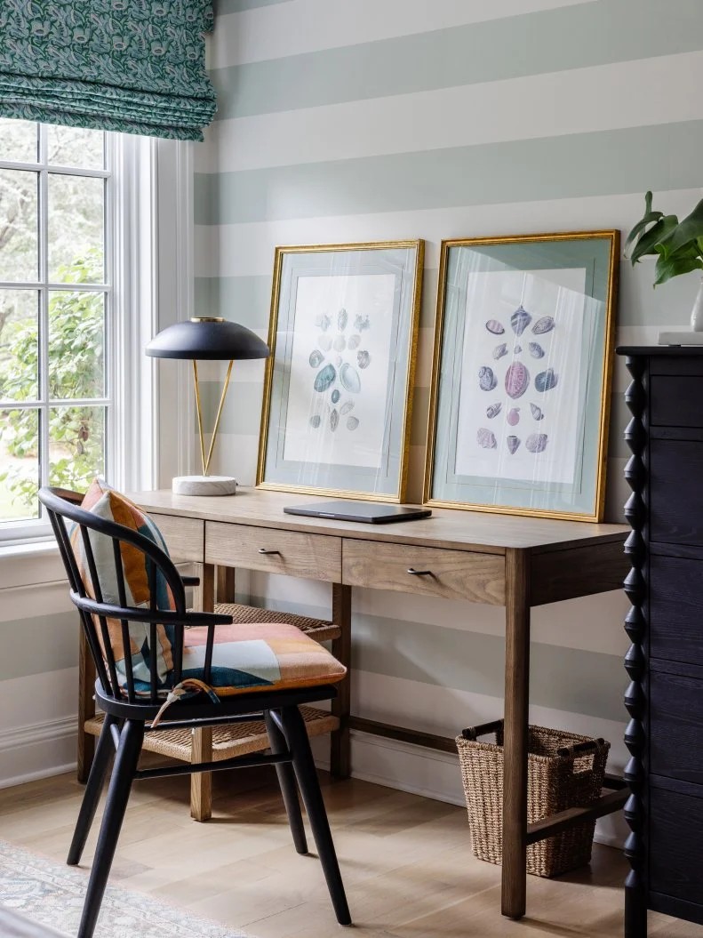 Desk and Seashell Art