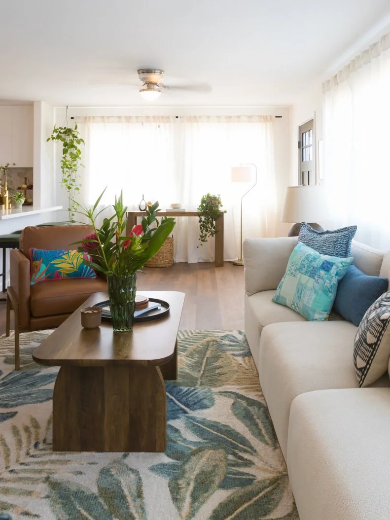 Interior of the finished Lahaina House, as seen on Renovation Aloha, Season 3