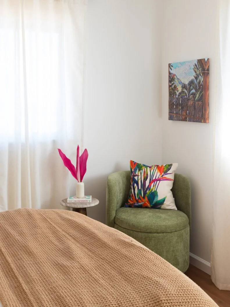 Interior of the finished Lahaina House, as seen on Renovation Aloha, Season 3