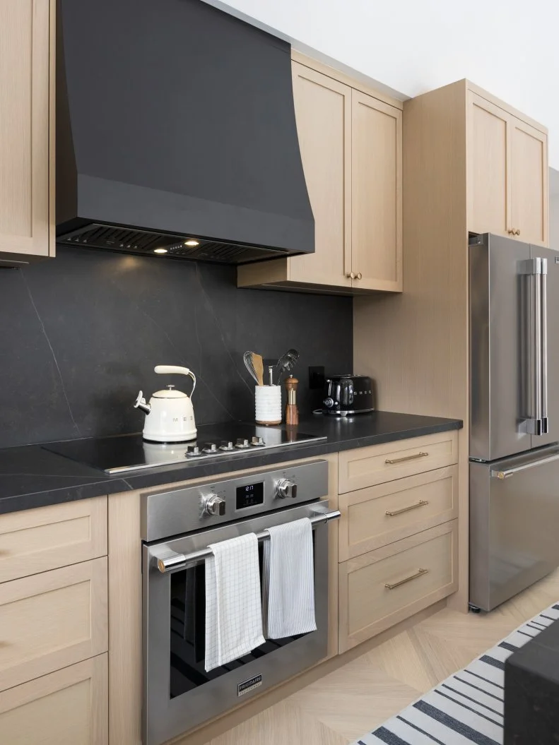 Room 7, kitchen, after, open concept, new cabinetry, as seen on Love It or List It, Season 18