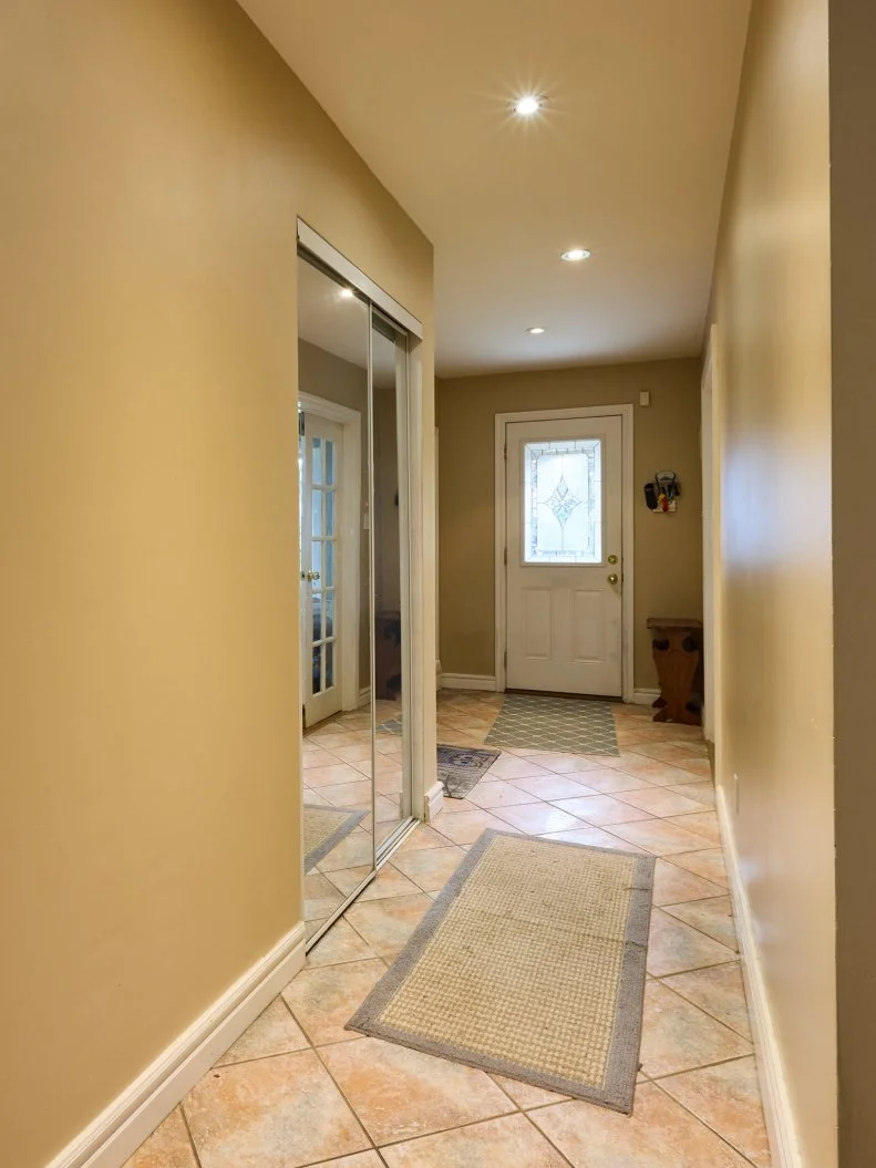 Room 1, foyer, before, matches RM1 A04, as seen on Love It or List It, Season 19