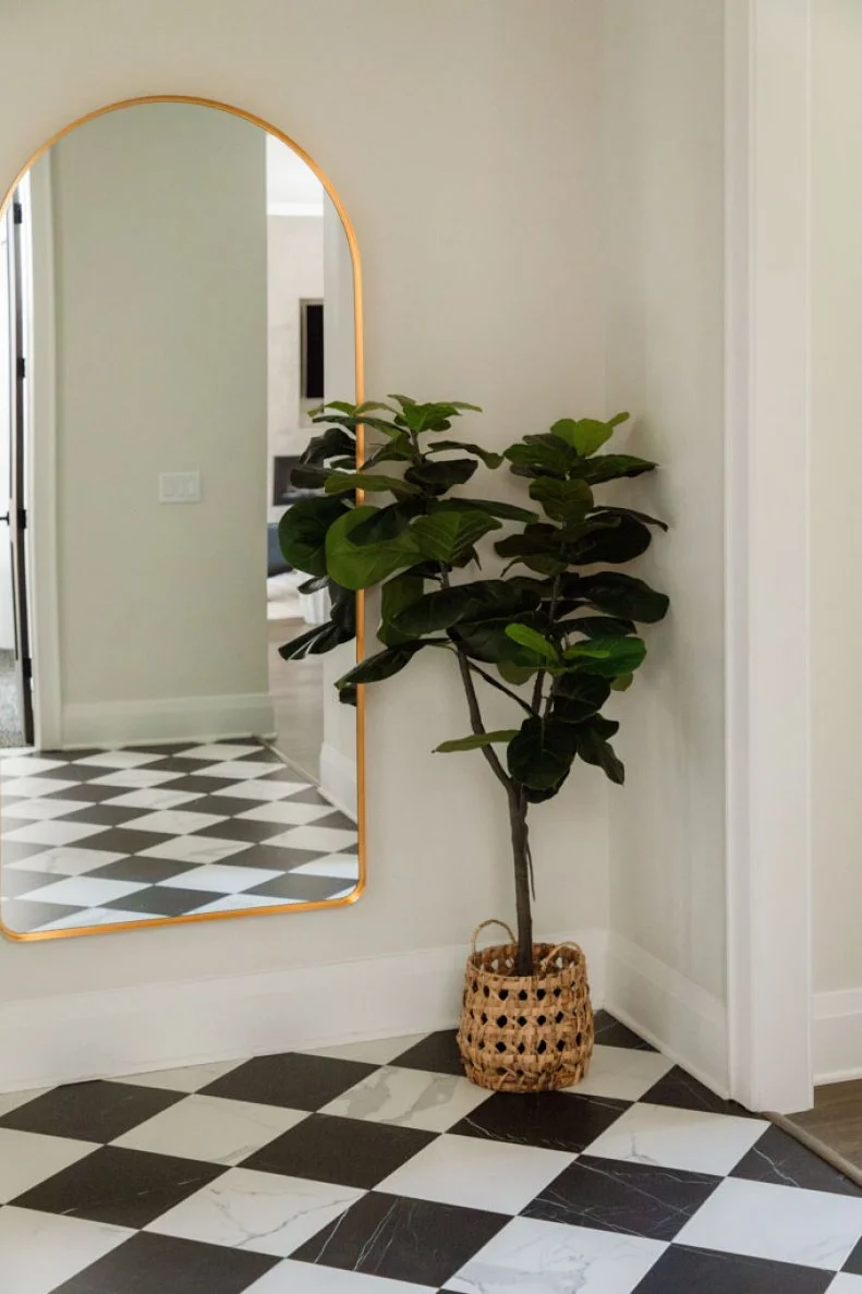 Hall With Checkered Floor