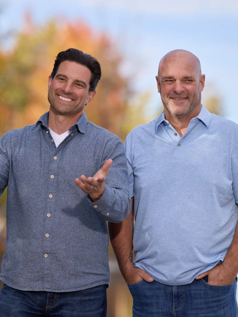 Hosts Bryan Baeumler and Scott McGillivray, as seen on Renovation Resort, Season 3