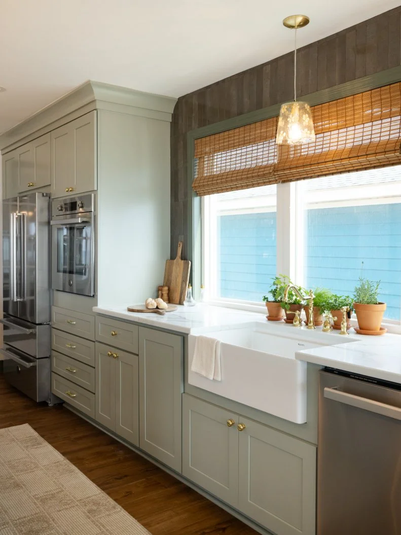After of Team Ty Pennington’s kitchen renovation, as seen on Battle on the Beach, Season 5.