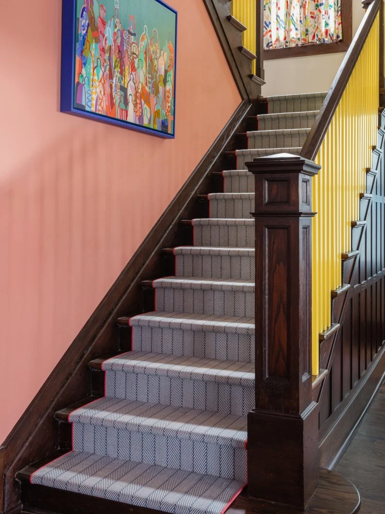 Pink and Yellow Stairs