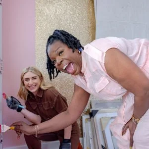 Group of Host Leslie Jones and Jasmine Roth, as seen on Roast My Rentals, Season 1.