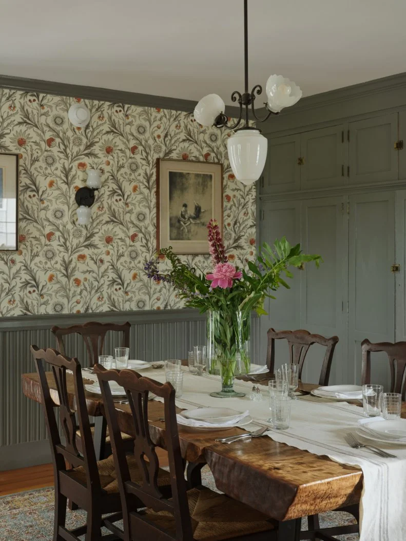 Formal Dining Room, as seen on Maine Cabin Masters: All Inn.