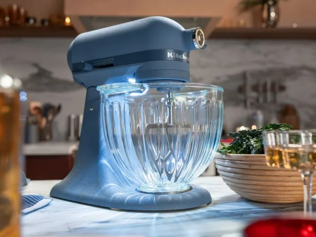 KitchenAid Design Series Stand Mixer, Luminaire, Blue Peppercorn