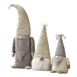 Mud Pie 3 Piece Whimsical Holiday Gnomes Table Sitter
