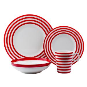 Red Vanilla Freshness 4 Piece Place Setting