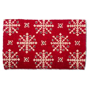 TAG Lodge Snowflake Coir Doormat