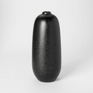 Black Mantle Vases