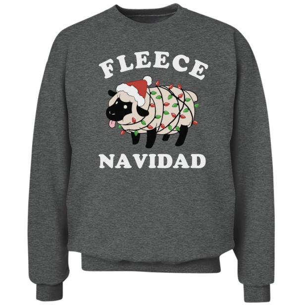 Fleece navidad sweater hot sale