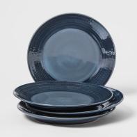 Kingsland Stoneware Blue Dinner Plate