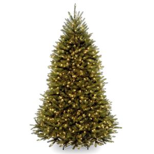 Green Fir Artificial Christmas Tree with Clear Lights with Stand
