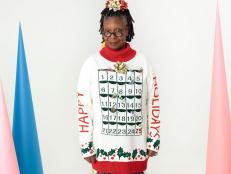 The ugly holiday sweater trend is still alive and well, thanks to our gal, Whoopi Goldberg, and you can get free shipping on all of them.