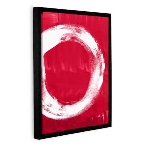 Linda Woods's 'Redenso' Gallery Wrapped Floater-framed Canvas