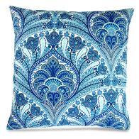 Blue Beach Riptide Throw Pillows