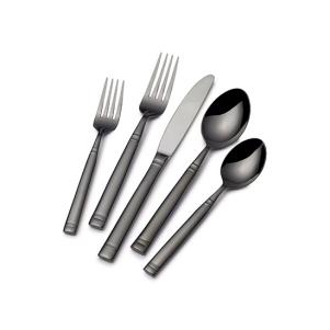 Black Flatware 20 Piece Set