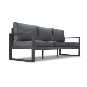 Real Flame Baltic 3 Seat Sofa Grey