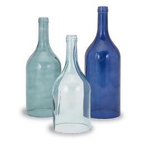 Monteith Blue Cloche Bottles